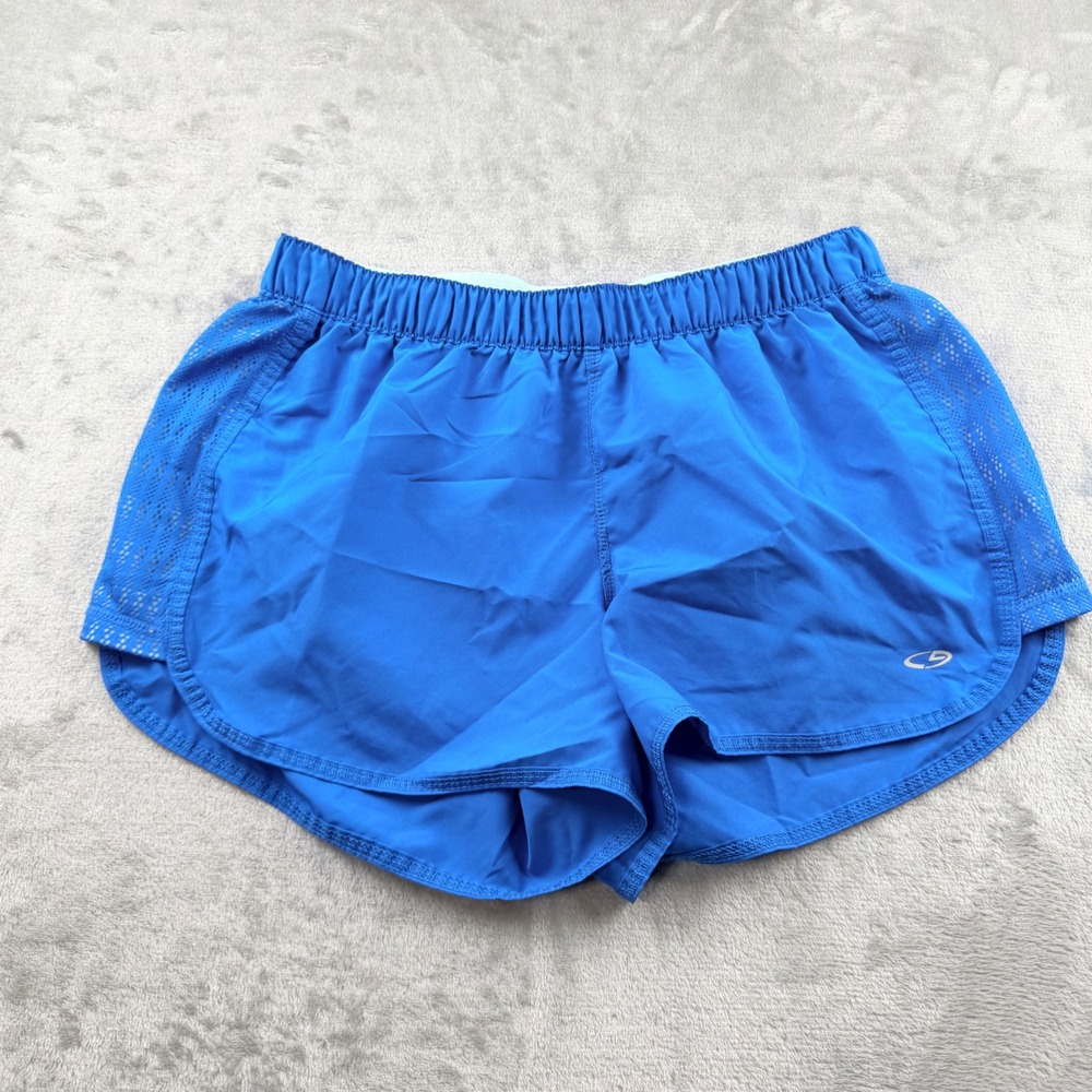 Champion C9 Women's Medium Blue Mesh Side Running Athletic Shorts